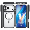 3mk Satin Armor MagCase -suojakuori Apple iPhone 17 Pro Max, läpinäkyvä musta