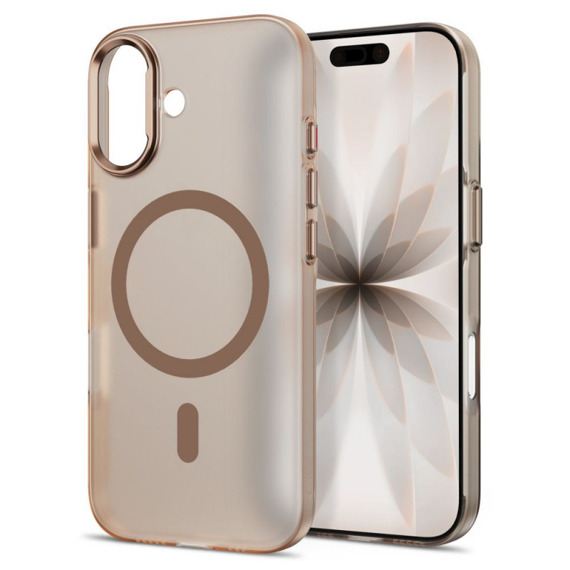 Tech-Protect MagZero MagSafe -suojakuori Apple iPhone 17:lle, matta Desert Gold