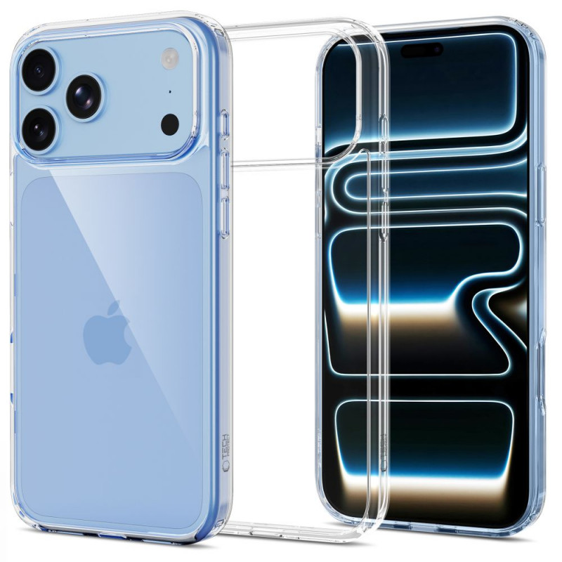 Tech-Protect FlexAir Hybrid -suojakuori Apple iPhone 17 Pro / 18 Pro -puhelimelle, kirkas