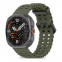 Tech-Protect Iconband Pro -ranneke Samsung Galaxy Watch Ultra 1 / 2 (2024-2026) -kelloon, 47 mm, sotilaanvihreä