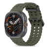 Tech-Protect Iconband Pro -ranneke Samsung Galaxy Watch Ultra 1 / 2 (2024-2026) -kelloon, 47 mm, sotilaanvihreä