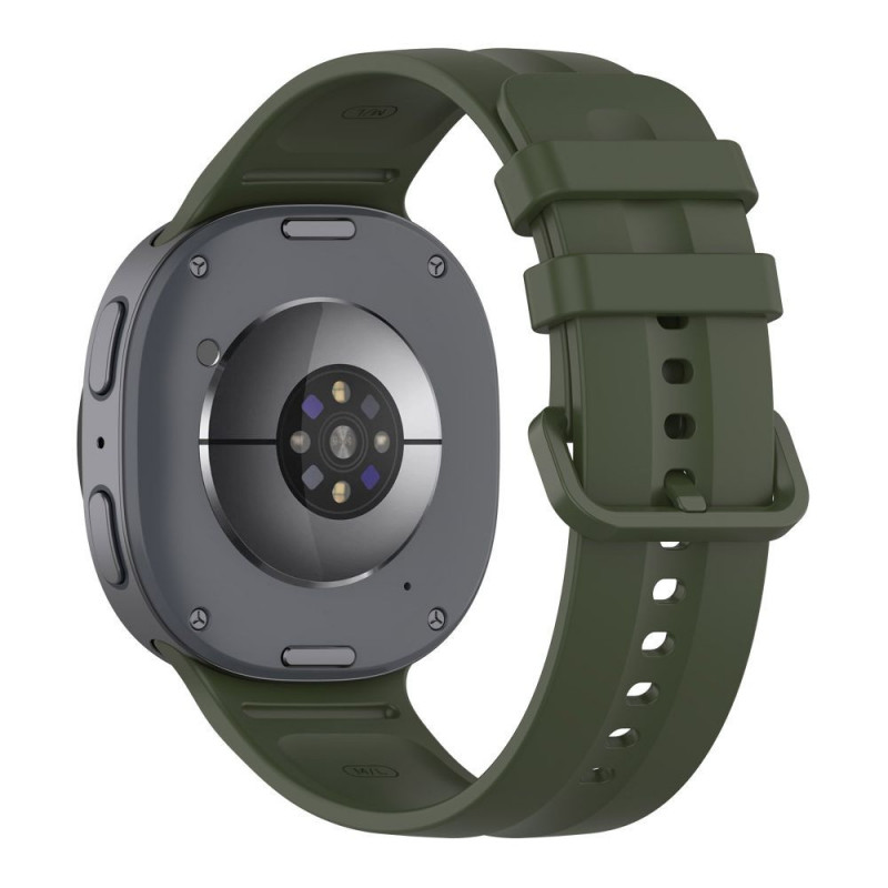 Tech-Protect Silicone Evo -ranneke Samsung Galaxy Watch 8 / 9 / Classic (40 / 44 / 46 mm) -kelloon, sotilaanvihreä