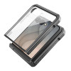 Tech-Protect Kevlar Pro -suojakuori Samsung Galaxy Z Flip 8 -puhelimelle, musta