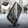 Tech-Protect MagMat MagSafe -suojakuori Apple iPhone 17 Pro Max -puhelimelle, musta/kirkas