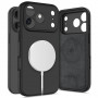 Tech-Protect Silicone MagSafe -suojakuori Apple iPhone 17 Pro Max -puhelimelle, musta