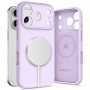 Tech-Protect Silicone MagSafe -suojakuori Apple iPhone 17 Pro -puhelimelle, mauve, THP4521