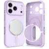 Tech-Protect Silicone MagSafe -suojakuori Apple iPhone 17 Pro -puhelimelle, mauve, THP4521
