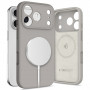 Tech-Protect Silicone MagSafe -suojakuori Apple iPhone 17 Pro -puhelimelle, kivenharmaa