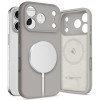 Tech-Protect Silicone MagSafe -suojakuori Apple iPhone 17 Pro -puhelimelle, kivenharmaa