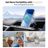 Tech-Protect Silicone MagSafe -suojakuori Apple iPhone 17 Pro -puhelimelle, kivenharmaa