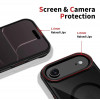 Tech-Protect MagHybrid MagSafe -suojakuori Apple iPhone Air -puhelimelle, musta/punainen