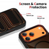 Tech-Protect MagHybrid MagSafe -kotelo Apple iPhone 17 Pro, musta/punainen