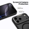 Tech-Protect MagEdge MagSafe -kotelo Apple iPhone 17 Pro Max, himmeä musta / tumma metallinharmaa