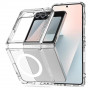 Tech-Protect Flexair Hybrid MagSafe -kotelo Samsung Galaxy Z Flip 6 / 7 FE, läpinäkyvä
