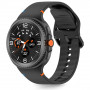 Tech-Protect Silicone -ranneke Samsung Galaxy Watch 8 / 9 / Classic 40/44/46 mm, musta