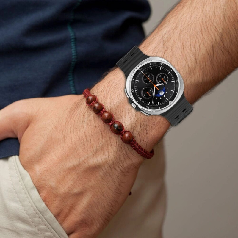 Tech-Protect Iconband Pro -ranneke Samsung Galaxy Watch 8 / 9 / Classic 40/44/46 mm, musta