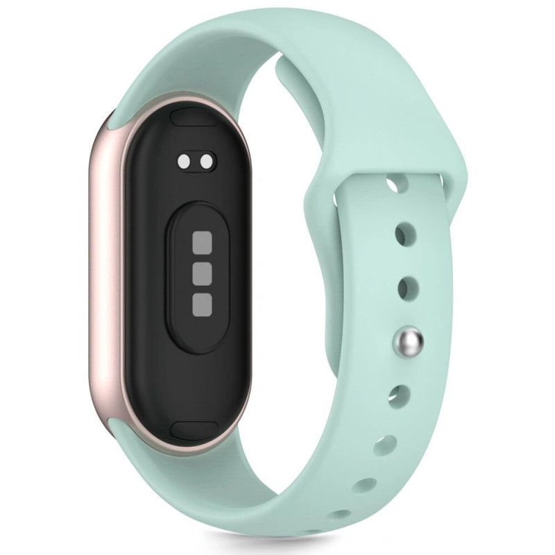 Tech-Protect Iconband Pure -ranneke Xiaomi Smart Band 8 / 9 / 10 / NFC, pehmeä minttu