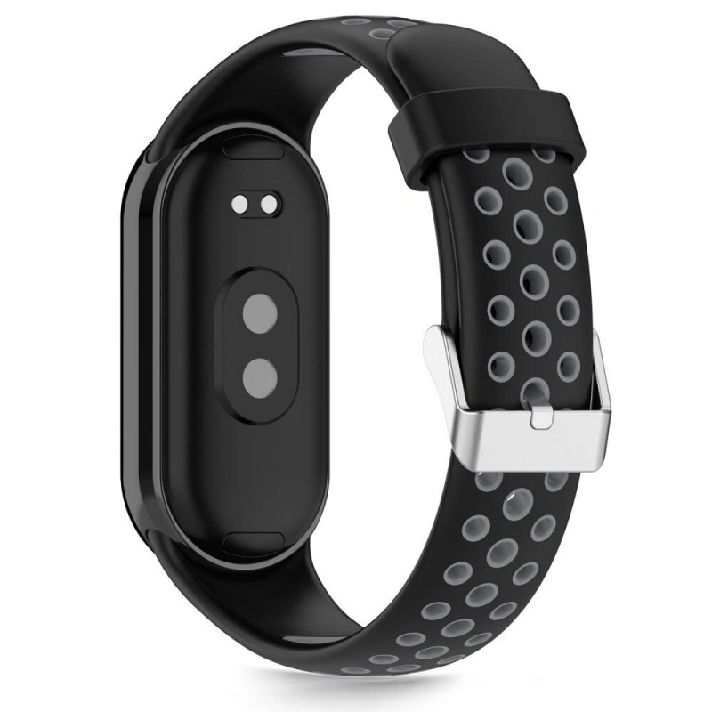 Tech-Protect IconBand Air -ranneke Xiaomi Smart Band 8 / 9 / 10 / NFC, musta/harmaa