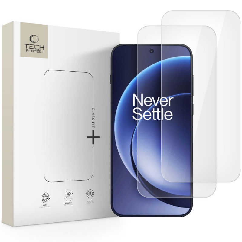 Tech-Protect Glass Fit+ -karkaistu suojalasi, OnePlus 15, läpinäkyvä (2 kpl)