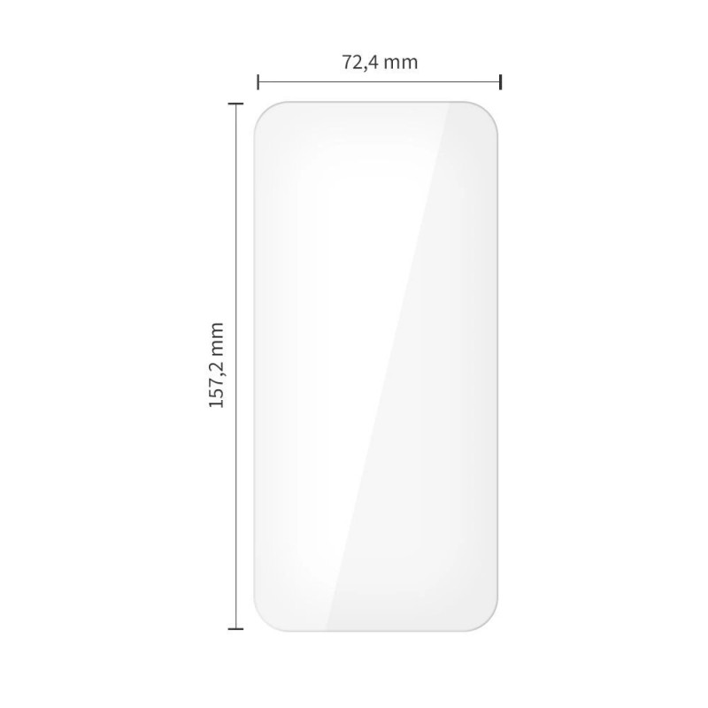 Tech-Protect Glass Fit+ -karkaistu suojalasi, OnePlus 15, läpinäkyvä (2 kpl)