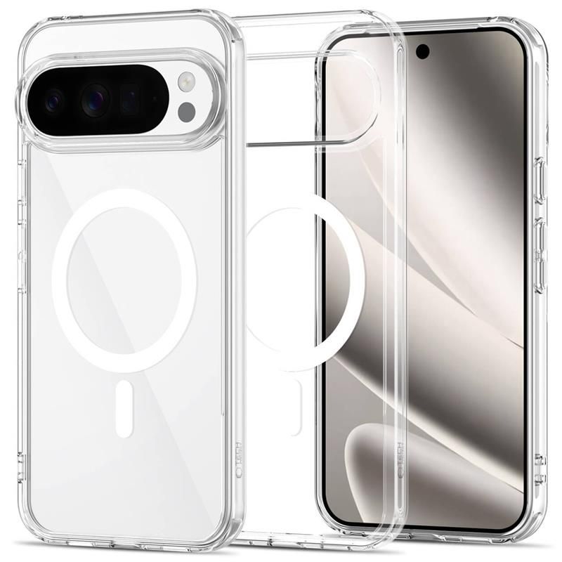 Tech-Protect FlexAir Hybrid MagSafe -suojakuori Google Pixel 10 / 10 Pro -puhelimelle, kirkas