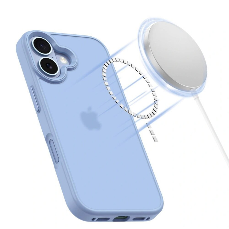 Tech-Protect MagMat THP4944 suojakuori Apple iPhone 17 -puhelimelle, matta utusininen