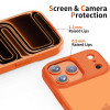 Tech-Protect MagMat suojakuori Apple iPhone 17 Pro -puhelimelle, matta kosminen oranssi