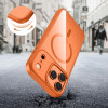 Tech-Protect MagMat MagSafe -kotelo Apple iPhone 17 Pro Max -puhelimelle, kosminen oranssi/kirkas