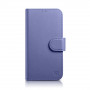 iCarer Wallet Case 2in1 nahkainen läppäkotelo iPhone 14 Plus -puhelimelle, Anti-RFID, vaaleanvioletti (WMI14220727-LP)
