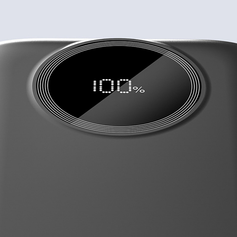 Dudao K13 10000 mAh varavirtalähde sisäänrakennetulla kaapelilla, musta