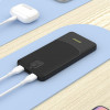 Dudao K10 10000 mAh varavirtalähde, 2 x USB-A, 2,4 A, valkoinen