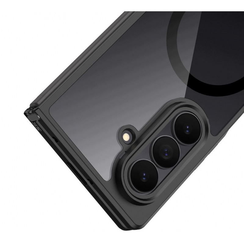 Dux Ducis Aimo Hybrid -suojakuori Samsung Galaxy Z Fold8 Ultra, MagSafe-tuella, musta