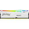 Kingston FURY Beast 16 GB DDR5-5600 CL40 DIMM-muistimoduuli, RGB, valkoinen, KF556C40BWA-16