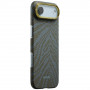 PITAKA Edge Case Breath of Veins -kuori Apple iPhone Airille, dive green