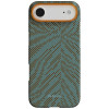 PITAKA Edge Case Breath of Veins -kuori Apple iPhone Airille, dive green