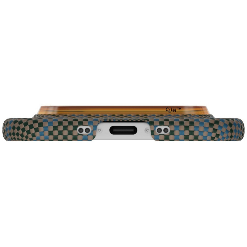 PITAKA Edge Case Breath of Veins -kuori Apple iPhone Airille, dive green