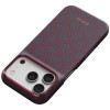 PITAKA Edge Case Argyle MagSafe -suojakuori Apple iPhone 18 Pro / 17 Pro -puhelimelle, sinipunainen