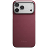 PITAKA Edge Case Argyle MagSafe -suojakuori Apple iPhone 18 Pro Max / 17 Pro Max -puhelimelle, viininpunainen