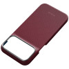 PITAKA Edge Case Argyle MagSafe -suojakuori Apple iPhone 18 Pro Max / 17 Pro Max -puhelimelle, viininpunainen
