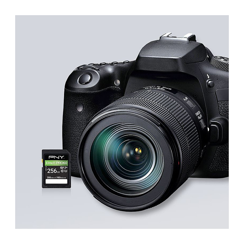 PNY EliteX-PRO60 SDXC-muistikortti 256 GB, UHS-II, Class 10, P-SD256V60280EXP6-GE