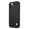 BMW BMHCP12LRCDPK Apple iPhone 12 Pro Max -kovakotelo Leather Deboss, musta