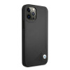 BMW BMHCP12LRCDPK Apple iPhone 12 Pro Max -kovakotelo Leather Deboss, musta