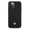BMW BMHCP12MRSWPK Apple iPhone 12 / 12 Pro hardcase Leather Perforate, musta