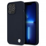 BMW BMHCP13XSILNA Apple iPhone 13 Pro Max -suojakuori Silicone Signature, navy