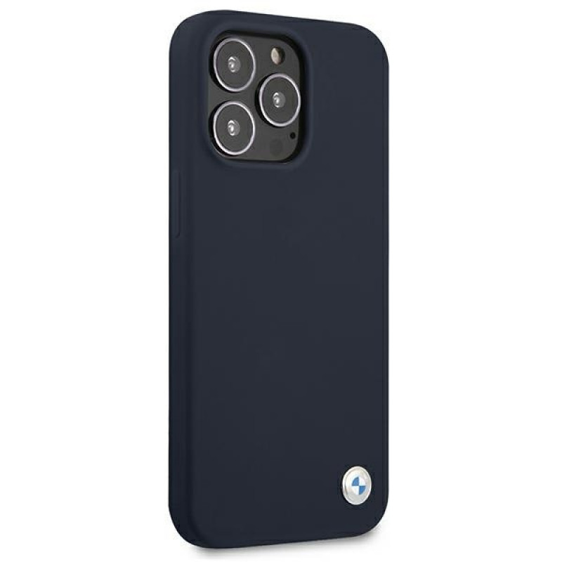 BMW BMHCP13XSILNA Apple iPhone 13 Pro Max -suojakuori Silicone Signature, navy