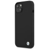 BMW BMHCP13SSILBK Apple iPhone 13 mini -kovakotelo Silicone Signature, musta
