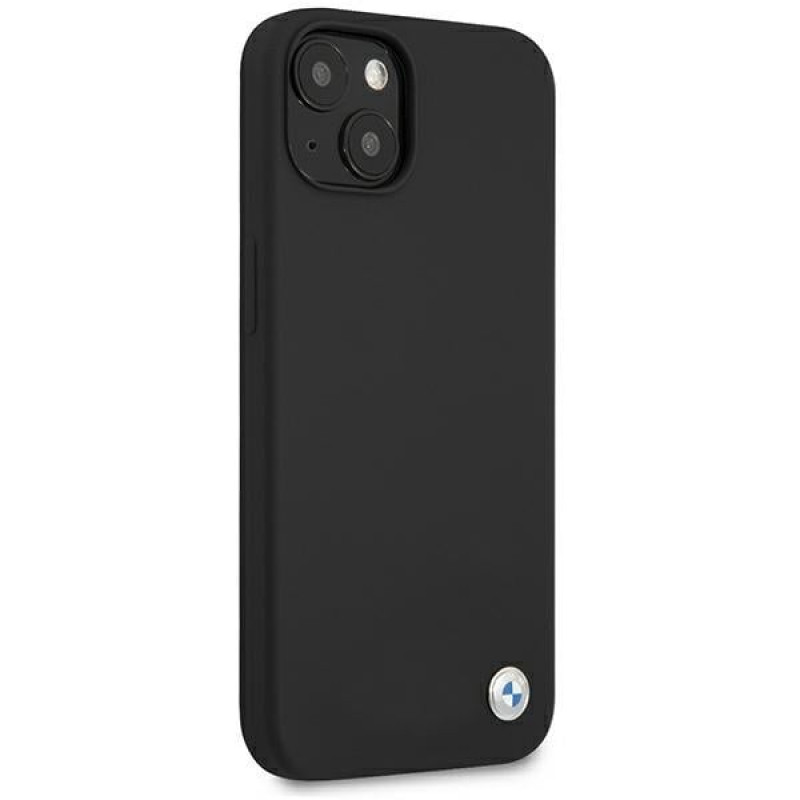 BMW BMHCP13SSILBK Apple iPhone 13 mini -kovakotelo Silicone Signature, musta