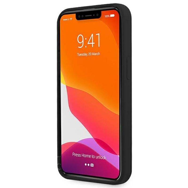BMW BMHCP13SSILBK Apple iPhone 13 mini -kovakotelo Silicone Signature, musta