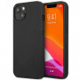 Mercedes-AMG AMHCP14MDOLBK Apple iPhone 14 Plus / 15 Plus hardcase Leather Hot Stamped, musta