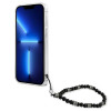 Guess GUHCP13SKPSBK Apple iPhone 13 mini -kovakuori Black Pearl, läpinäkyvä